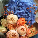 Букет Рэндж - с добавлением зелени - миниатюра 