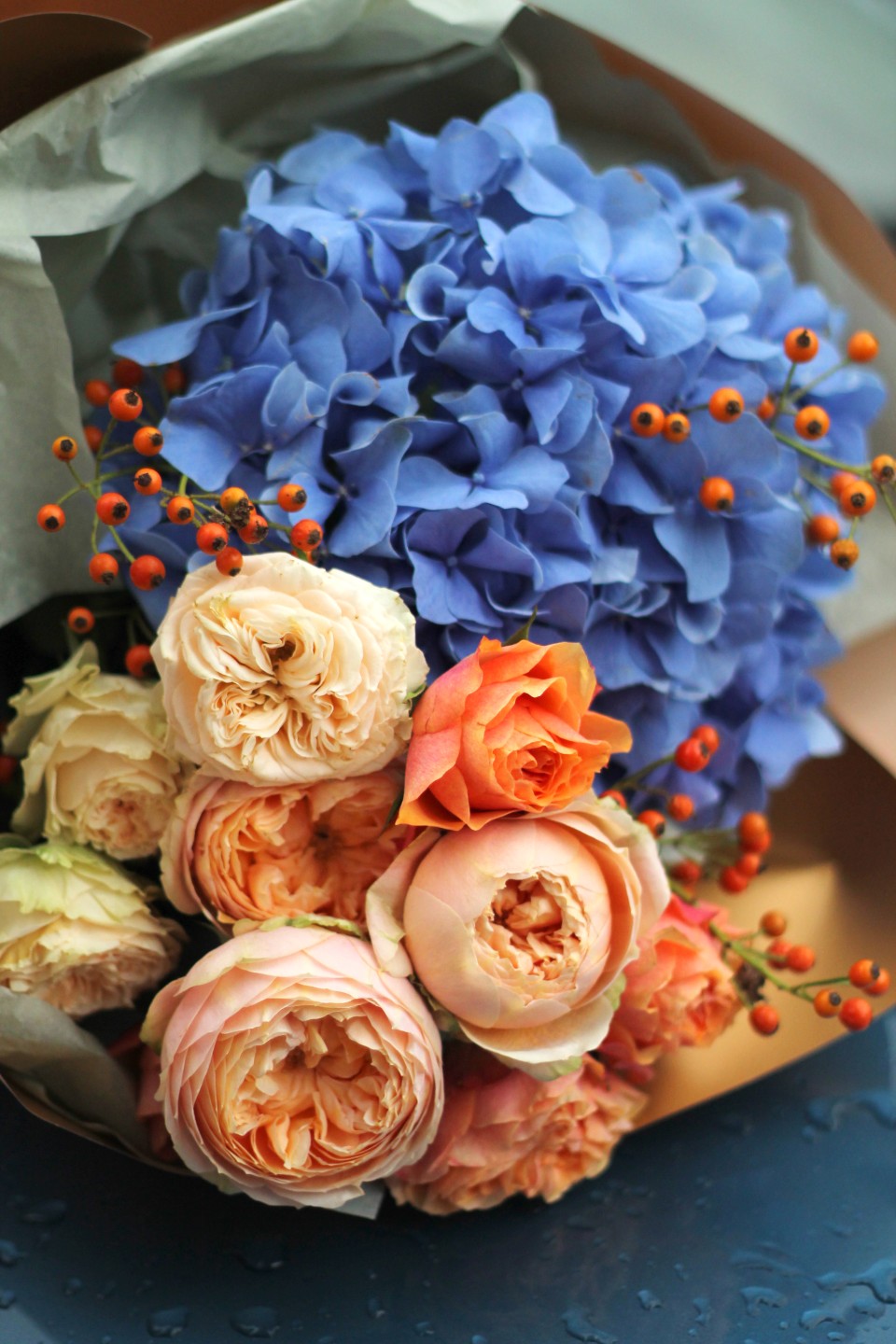 Букет Рэндж - с добавлением зелени