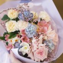 Букет My Passion - с добавлением зелени - миниатюра 