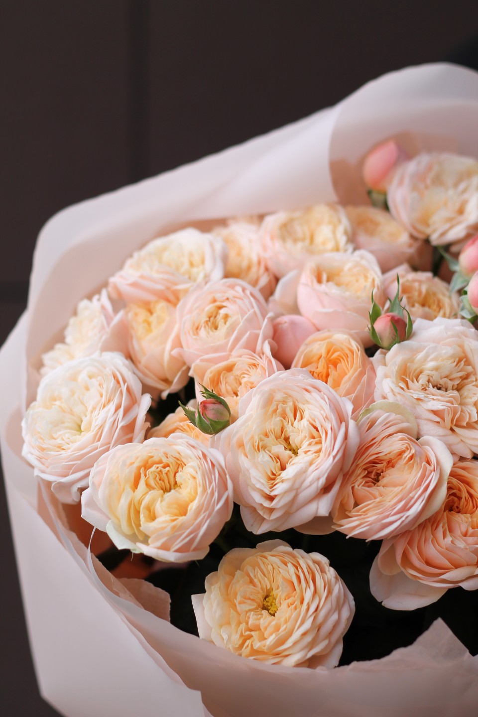 Букет Родос - подарочное оформление