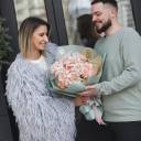 Букет Love Is - подарочное оформление - миниатюра