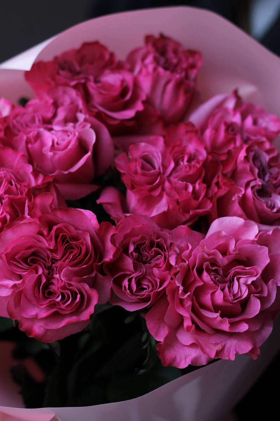 Букет Гламурная дива - с добавлением зелени