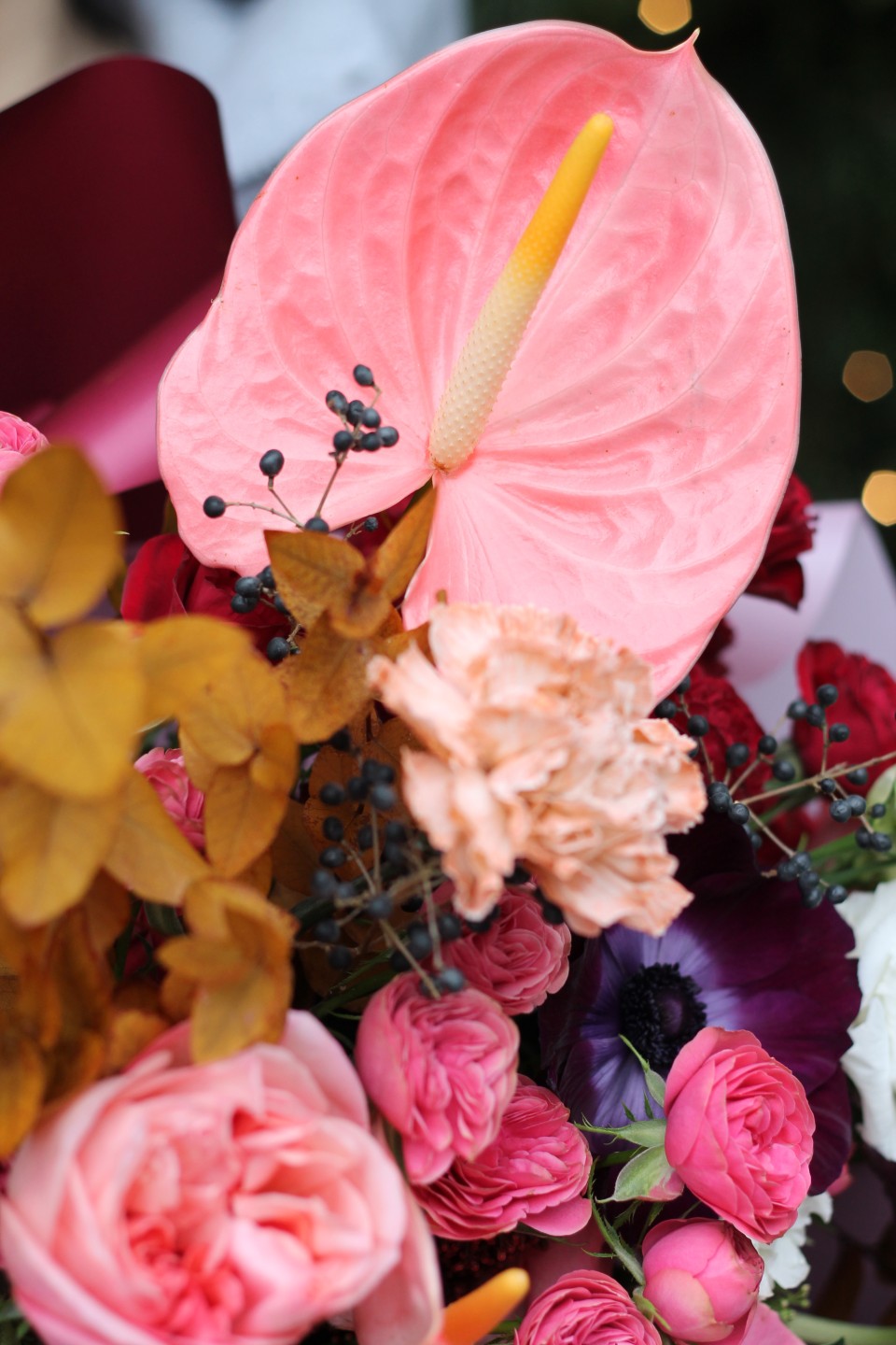 Букет Камелия - подарочное оформление