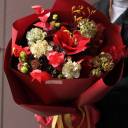 Букет Красный водопад - миниатюра