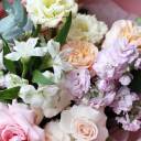 Букет Мерцание - с добавлением зелени - миниатюра 