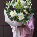 Букет Персида - с добавлением зелени - миниатюра 