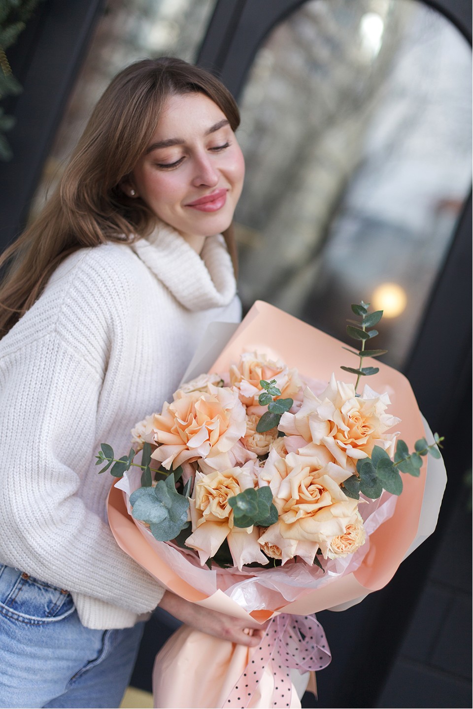 Букет My Princess - с добавлением зелени
