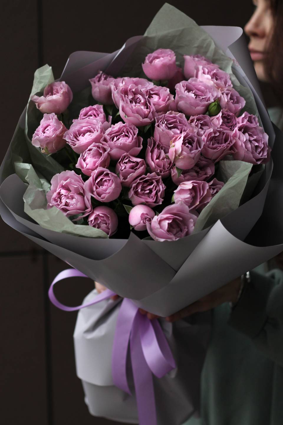 Букет Гранада - с добавлением зелени