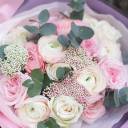 Букет Be Mine - с добавлением зелени - миниатюра 