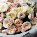 Букет Лимонный пай - с добавлением зелени - миниатюра 