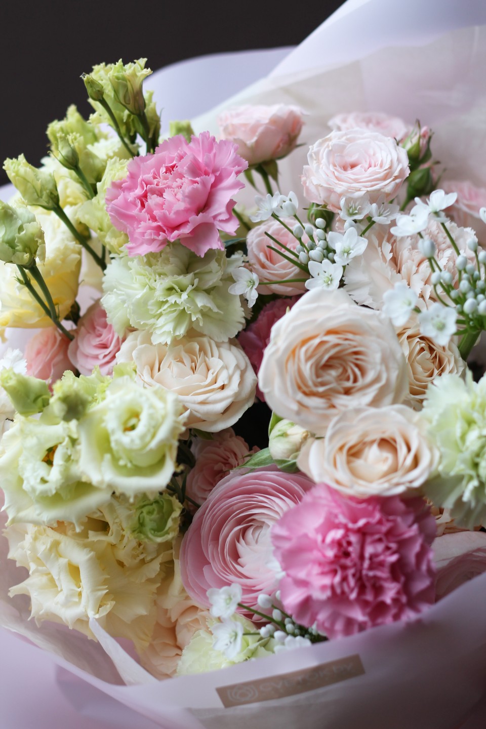 Букет Ферара - с добавлением зелени