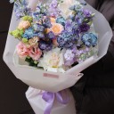 Букет Ружок - с добавлением зелени - миниатюра 