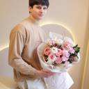 Букет I Dream of You - с добавлением зелени - миниатюра 