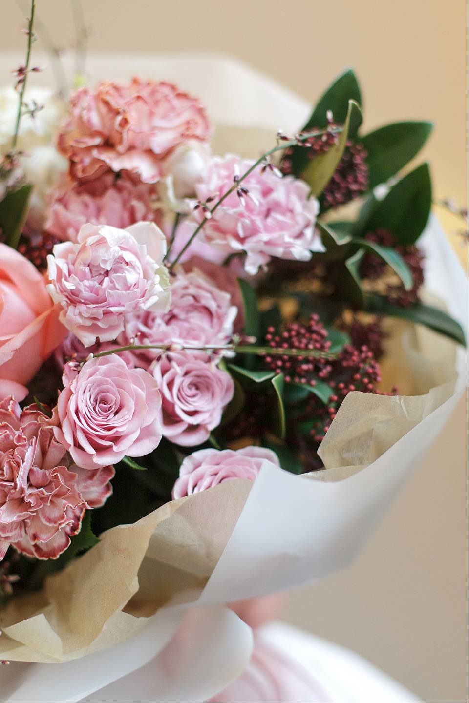 Букет I Dream of You - подарочное оформление