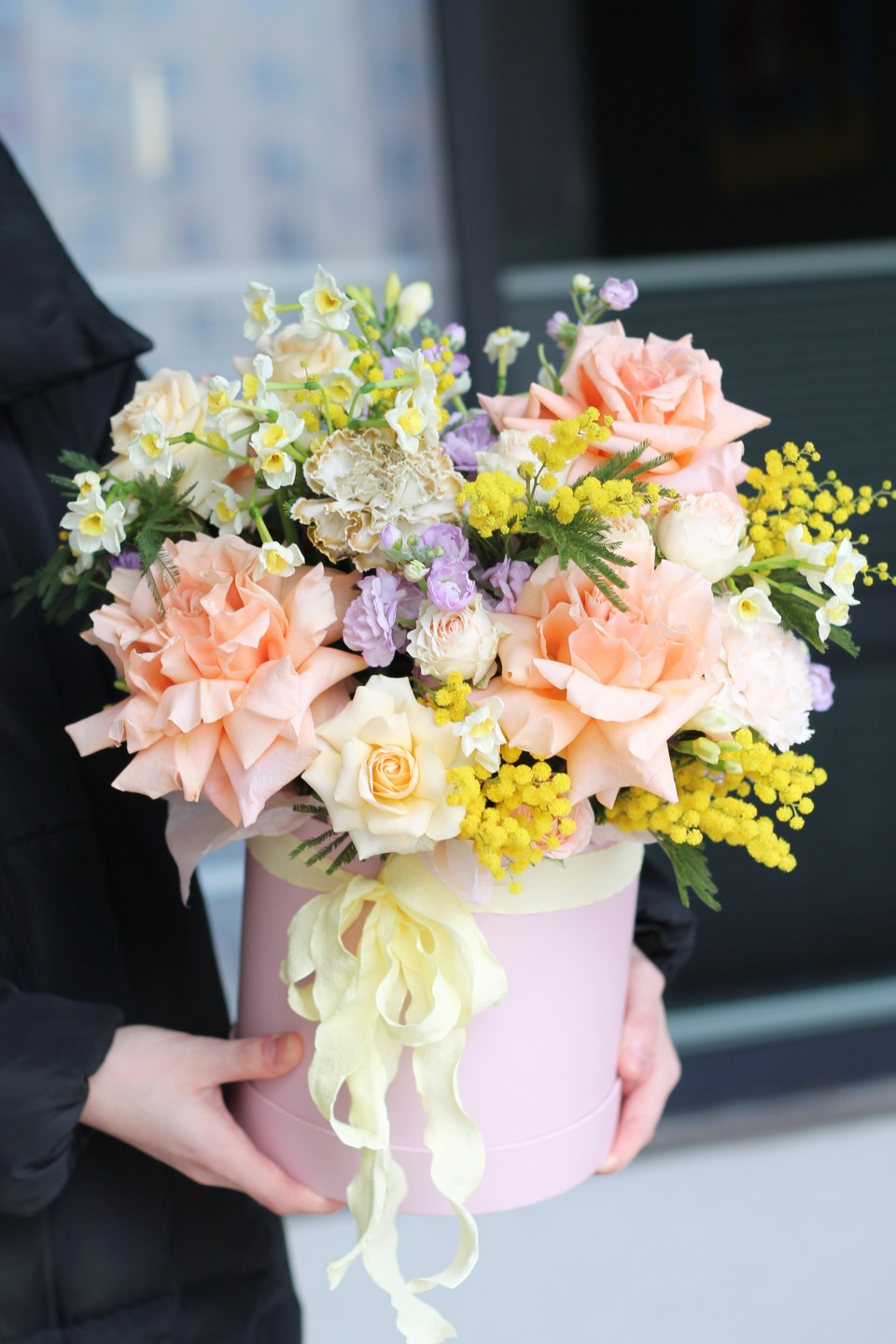 Коробочка Ода весне - с добавлением зелени