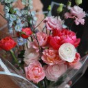 Букет Бегущая по Волнам - с добавлением зелени - миниатюра 