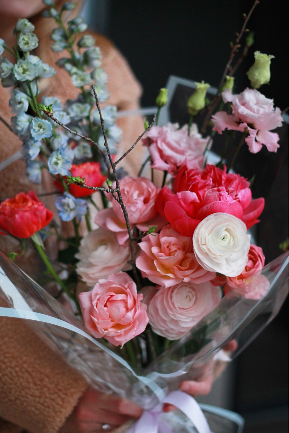 Букет Бегущая по Волнам - с добавлением зелени