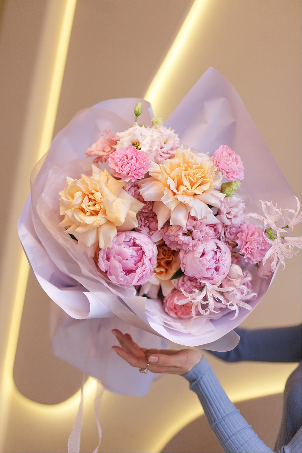 Букет My Angel - с добавлением зелени