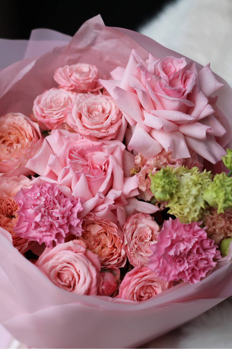 Букет Персиковый Румянец - с доставкой по Минску