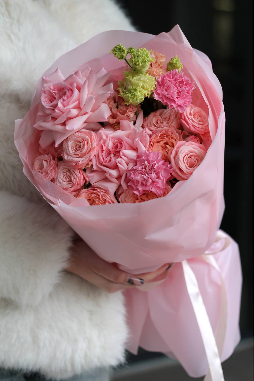 Букет Персиковый Румянец