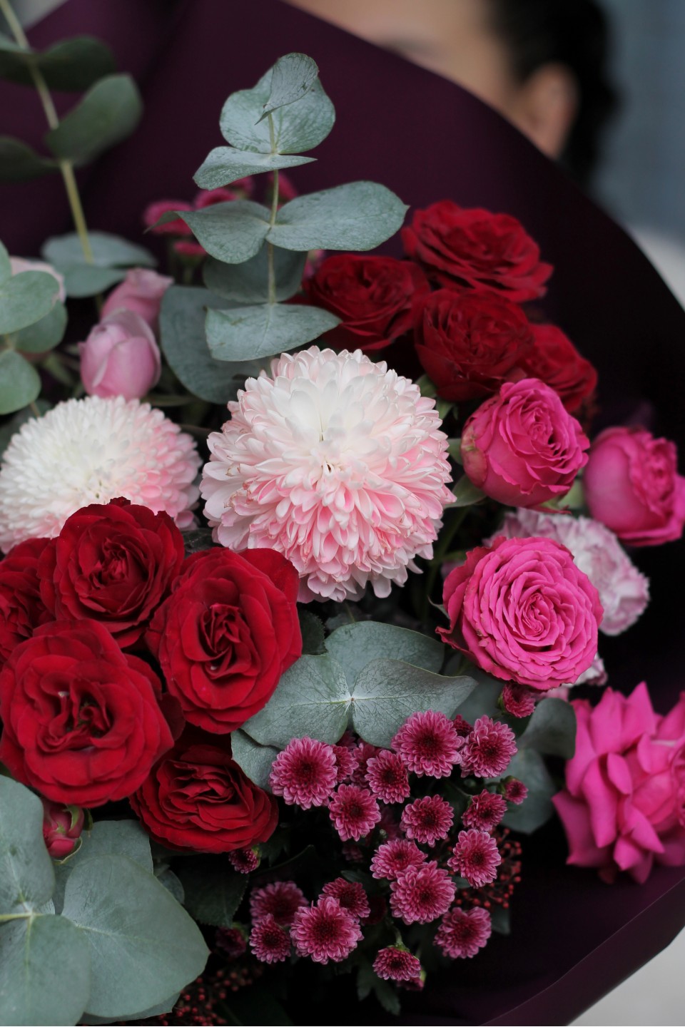 Букет Рубиновый Жемчуг - с доставкой по Минску