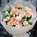 Букет Лови момент - с добавлением зелени - миниатюра 