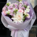 Букет Фернанда - с добавлением зелени - миниатюра 