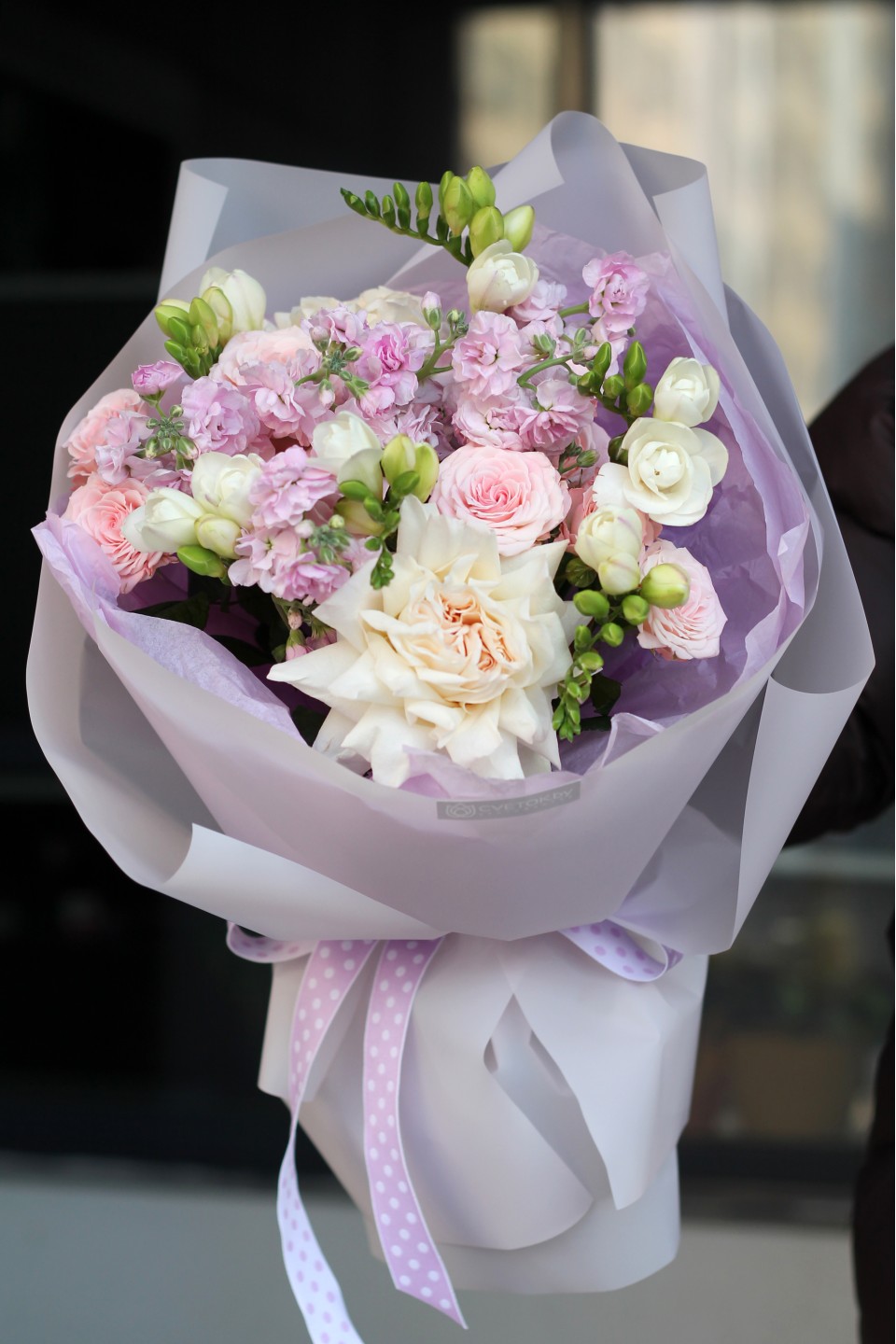 Букет Фернанда - с добавлением зелени