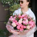 Букет Розовый плюш - миниатюра