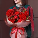 Букет Жгучий красный - миниатюра