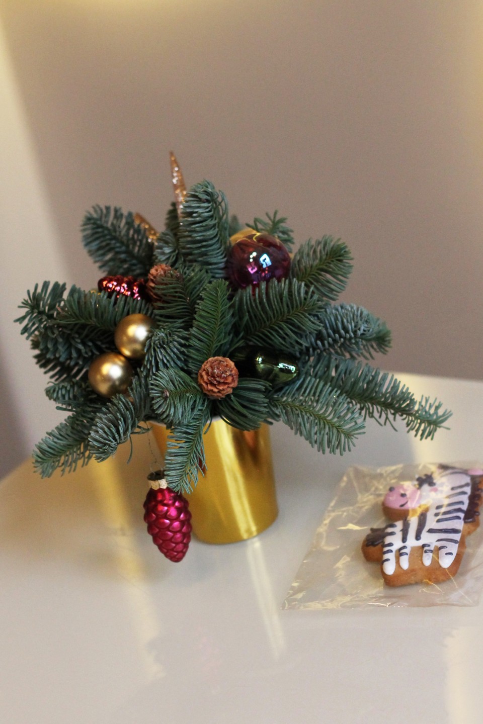 Новогодняя композиция Огонек