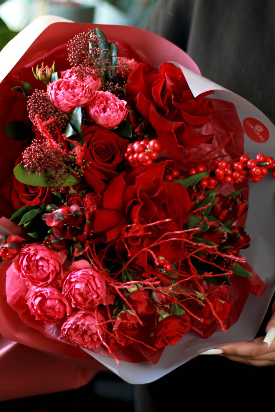 Букет Игривый пунш - с доставкой по Минску