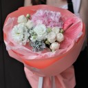 Букет Персиковые краски - миниатюра