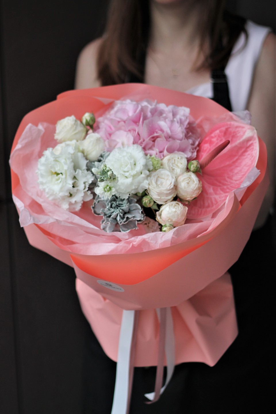 Букет Персиковые краски