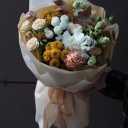 Букет Николь - с добавлением зелени - миниатюра 