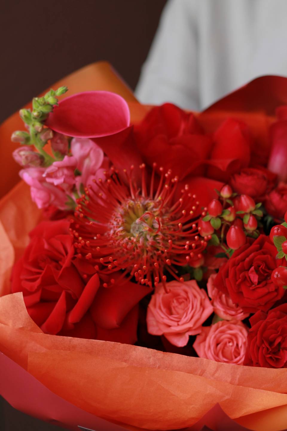 Букет Шарлах - подарочное оформление