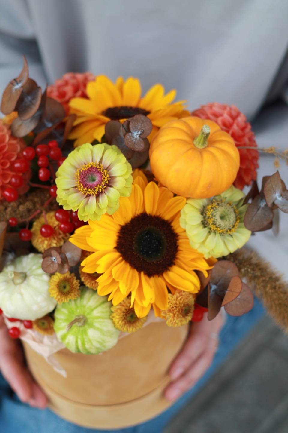 Композиция Ягодный пирог - с добавлением зелени