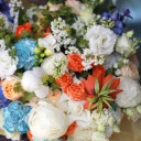 Букет Серафима - с добавлением зелени - миниатюра 