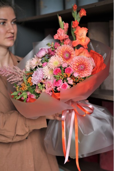 Букет "Персиковый привкус"