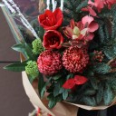 Новогодний букет Рождественские радости - с доставкой по Минску - миниатюра