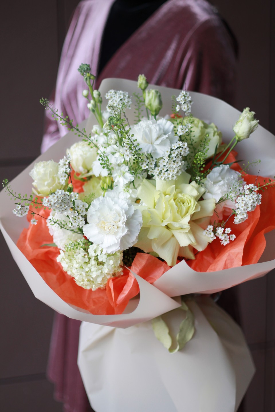 Букет Сарпия - с добавлением зелени