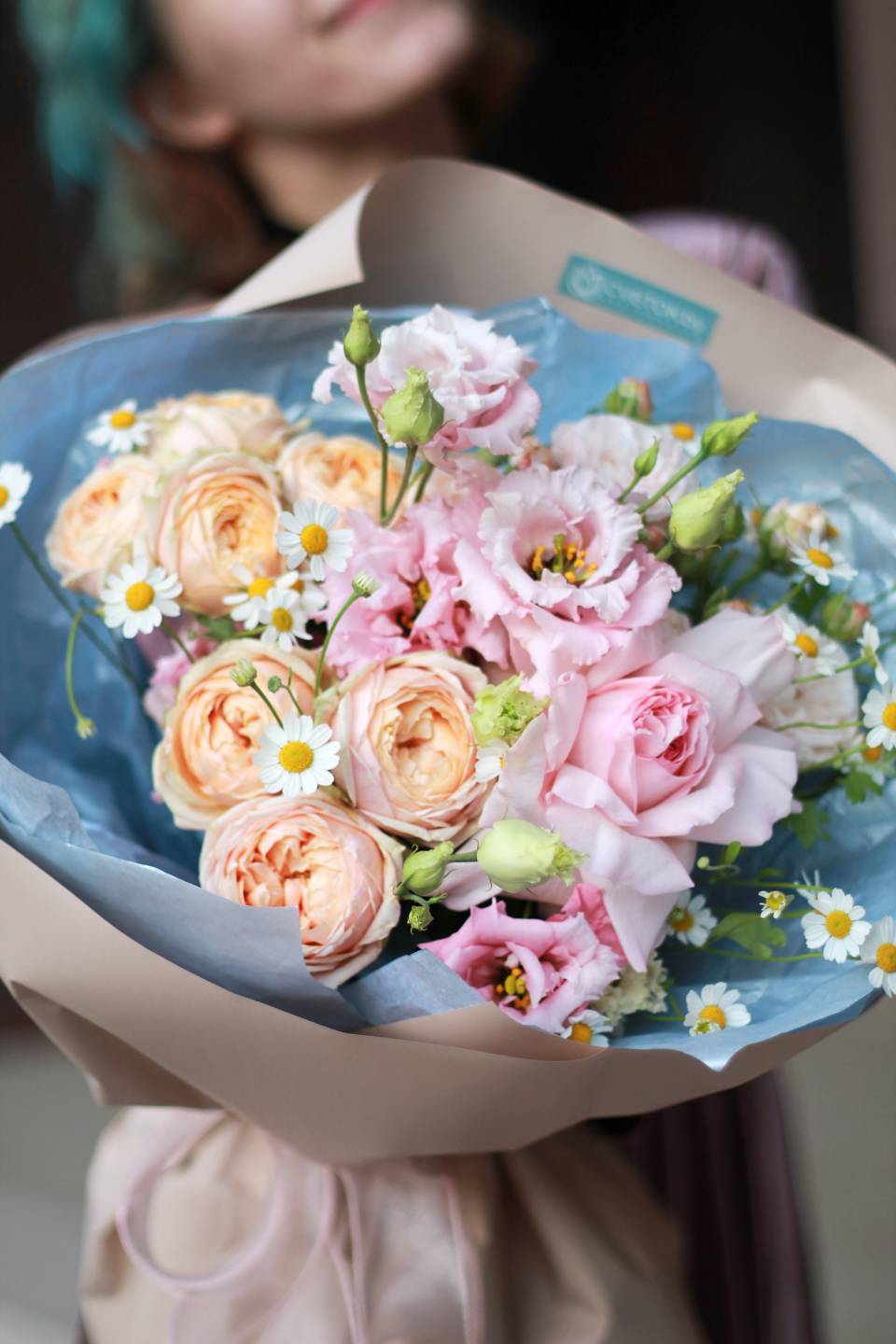 Букет Моэна - с добавлением зелени