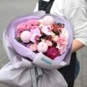 Букет Мистерия - с добавлением зелени - миниатюра 