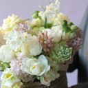 Композиция Весенний поцелуй - с добавлением зелени - миниатюра 