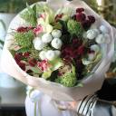 Букет Грильяж - с добавлением зелени - миниатюра 