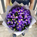 Букет синих ирисов Легкое признание - с доставкой по Минску - миниатюра