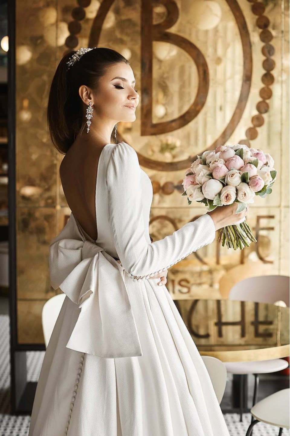 Нежный букет невесты Безе