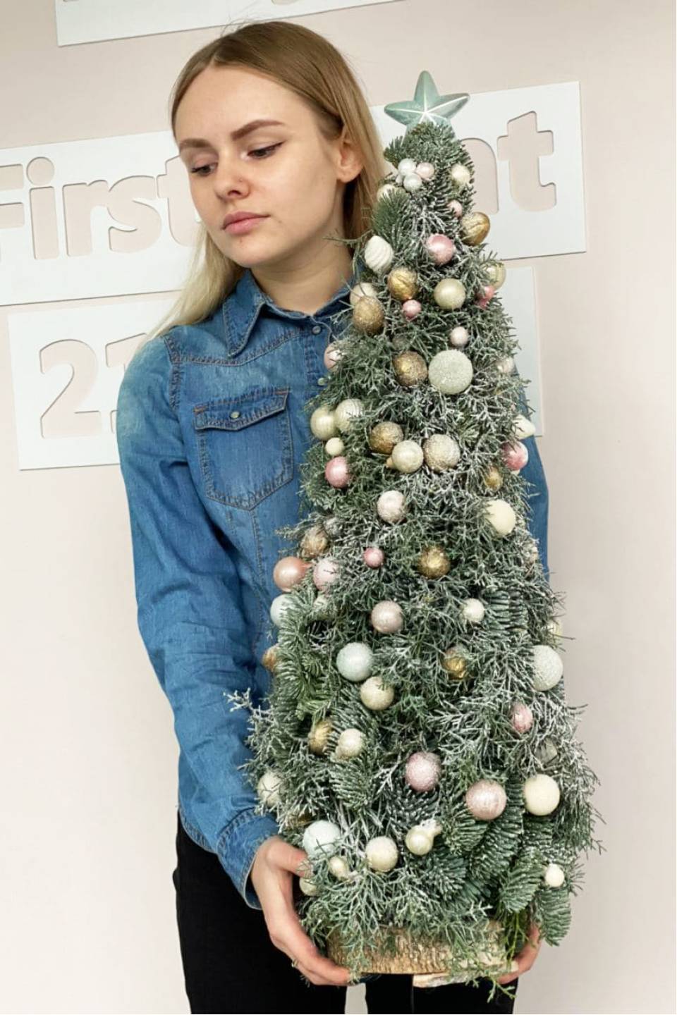 Новогодняя Сказочная Ель - с добавлением зелени