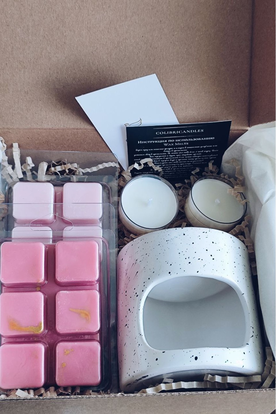 Набор Wax melts - с добавлением зелени