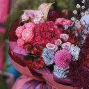 Букет Винный Бархат - подарочное оформление - миниатюра